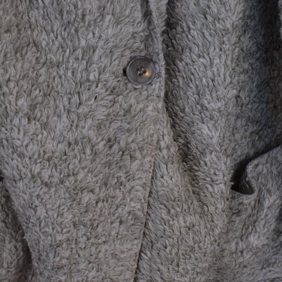 Soft Surroundings Gray Hug Me Cardi Sweater Soft Cozy Loungewear Sleepwear Warm - Picture 7 of 8